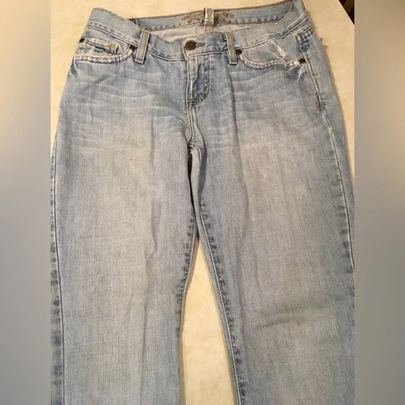 ABERCROMBIE & FITCH Womens Emma Very Distressed Jeans 25 - Picture 12 of 16
